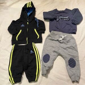 Baby boys bundle Adidas and Calvin Klein sweatsuits. Size3-6 months.